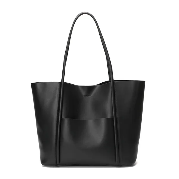 Fashion Women Khaki Bags Casual Leather Tote Bag Women's Bags Solid Color Holiday Handbag 2023