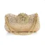 Scintillantes Multi-Couleurs Faux Diamant Soirée Doré Pochette 2025 Alliage