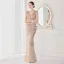 Sexy Black Beading Sequins Evening Dresses 2022 Trumpet / Mermaid V-Neck Sleeveless Floor-Length / Long Evening Party Formal Dresses