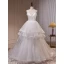 Mode Blanche Volants en Cascade Robe De Mariée 2023 Robe Boule Bretelles Spaghetti Perle Sans Manches Dos Nu Train De Balayage Mariage