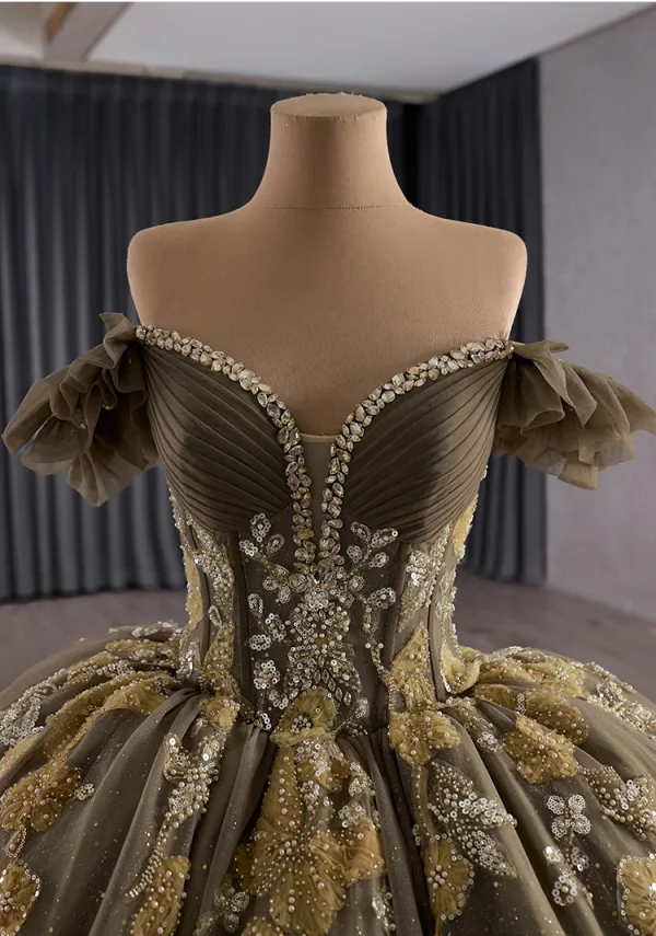 brown prom dresses 2025 Brown Strapless Mermaid Prom Dresses with Tulle Bow-Tie Train