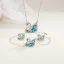 Moda Srebrny Łabędź Kryształ Rhinestone Srebro Naszyjniki Akcesoria 2023