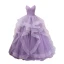 Charmant Lavendel Fallende Rüsche Ballkleider 2023 Ballkleid Spaghettiträger Ärmellos Rückenfreies Lange Ball Festliche Kleider