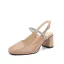 Vintage / Retro Black Street Wear Rhinestone Womens Shoes 2023 6 cm Thick Heels Square Toe Womens Shoes
