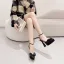 Schöne Schwarz Strass Schleife Abend Sandalen Damen 2023 Knöchelriemen 13 cm Stilettos Spitzschuh Sandaletten Hochhackige