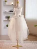 Fashion White Appliques Short Homecoming Graduation Dresses 2024 A-Line / Princess Strapless Sleeveless Backless