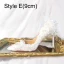 Sexy White Rhinestone Leather Wedding Shoes 2023 11 cm Stiletto Heels Pointed Toe Wedding Pumps High Heels