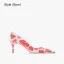 Chic / Beautiful Green Heart-shaped Prom Pumps 2023 Leather 10 cm Stiletto Heels Pointed Toe Pumps High Heels