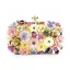 Chic / Beautiful Gold Pearl Rhinestone Sequins Outdoor / Garden Clutch Bags 2023 Satin