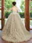 Charming Sage Green Pleated Evening Dresses 2023 A-Line / Princess Strapless Sleeveless Backless Sweep Train Evening Party Formal Dresses