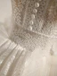 Sexy Ivory / Creme Spitze Kurze Geburtstag Partykleider 2022 A Linie Spaghettiträger Ärmellos Rückenfreies Schleife Spitze Blumen Cocktail Festliche Kleider
