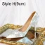 Sexy White Rhinestone Leather Wedding Shoes 2023 11 cm Stiletto Heels Pointed Toe Wedding Pumps High Heels