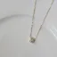 Simple Doré Argent sterling Zircon Colliers Accessorize 2023