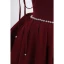 Charming Burgundy Evening Dresses  2023 A-Line / Princess Spaghetti Straps Sleeveless Backless Bow Pearl Sash Floor-Length / Long Evening Party Formal Dresses