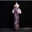 Fantaisie Multi-Couleurs Paillettes Robe De Soirée 2024 Trompette / Sirène Bustier Gonflée Manches Courtes Dos Nu Longue Soirée Robe De Ceremonie