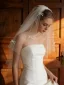 Simple Blanche Fait main Noeud Voile De Mariée 2026 Tulle