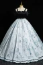 Elegant Black Printing Rhinestone Prom Dresses 2023 Ball Gown Spaghetti Straps Bow Short Sleeve Backless Floor-Length / Long Formal Dresses