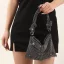 Scintillantes Mode Argenté Faux Diamant Soirée Pochette Sac à main 2023