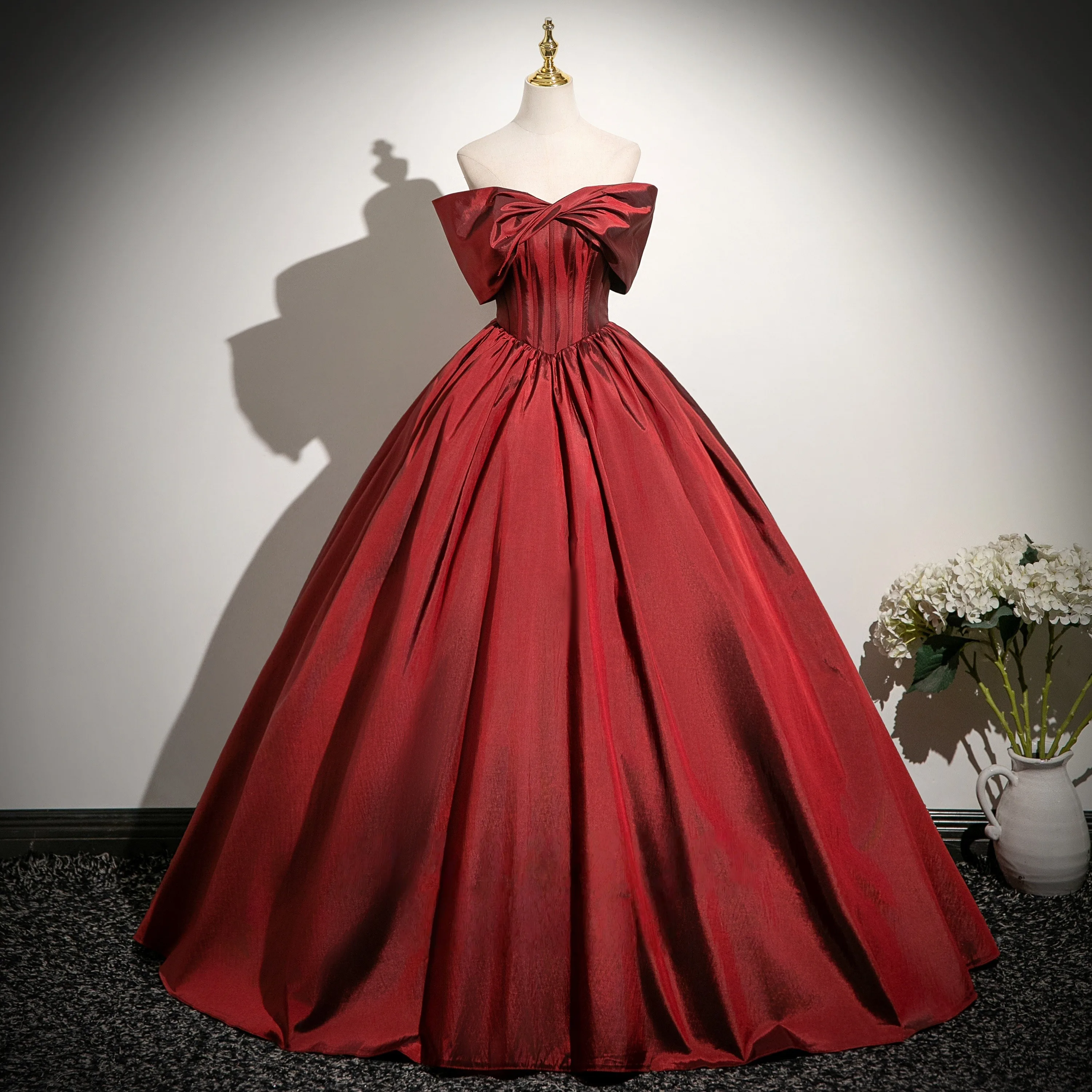 prom dresses 2025 burgundy Sheath Burgundy Sequin Prom Dress 2025 with Detachable Overskirt 16W / Blue