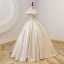 Élégant Champagne Glitter Robe De Bal 2022 Robe Boule De l'épaule Manches Courtes Dos Nu Longue Promo Robe De Ceremonie