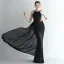 Sexy Burgundy Sequins Evening Dresses 2024 Trumpet / Mermaid Spaghetti Straps Sleeveless Backless Floor-Length / Long Evening Party Formal Dresses