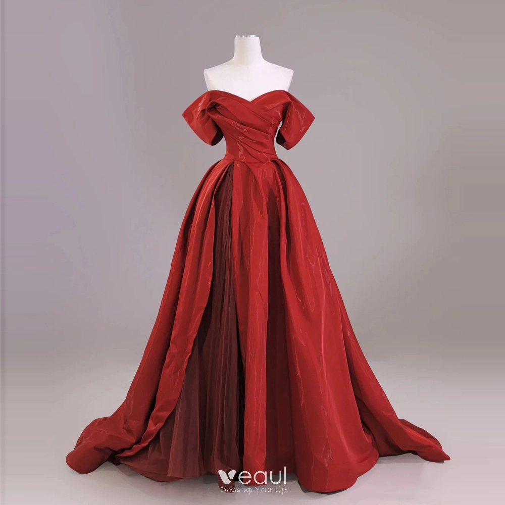 Red Sequin Beaded Satin Ball Gown Elegant 2019 Long Red Evening Dress For  Prom, Formal Events, Quinceaneras From Newdeve, $133.06 | DHgate.Com