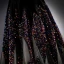 Sexy Black Sequins Evening Dresses 2023 A-Line / Princess Off-The-Shoulder Short Sleeve Backless Floor-Length / Long Evening Party Formal Dresses