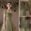 Modest / Simple Clover Green Spotted Prom Dresses 2023 A-Line / Princess Square Neckline Short Sleeve Backless Floor-Length / Long Prom Formal Dresses