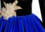 Vintage / Retro Royal Blue Beading Lace Flower Velvet Prom Dresses 2024 Ball Gown V-Neck Long Sleeve Backless Floor-Length / Long Prom Formal Dresses
