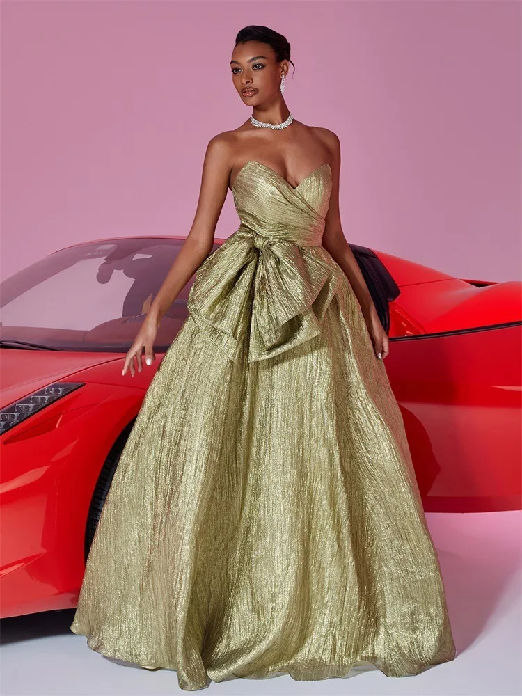 blue dress for baby girl One Shoulder Gold Prom Dress Mermaid Split Long With Beads – Newinlook