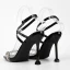 Sexy White Summer Evening Party Womens Sandals 2022 11 cm Stiletto Heels X-Strap Open / Peep Toe Sandals High Heels