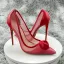 Charming Red Cocktail Party See-through Pumps 2023 12 cm Stiletto Heels Pointed Toe Pumps High Heels