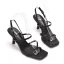 Sexy Beige Evening Party Womens Sandals 2022 7 cm Stiletto Heels Open / Peep Toe Sandals High Heels