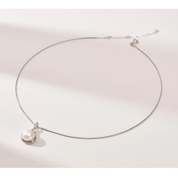 Vintage Silver Pärla Rhinestone Saterling Silver Bal Halsband Örhängen Tillbehör 2023