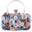 Flower Fairy Ocean Blue Pearl Rhinestone Sequins Prom Clutch Bags 2024