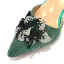 Charming Rainbow Multi-Colors Rhinestone Flower Evening Party Womens Sandals Clutch Bags 2023 6 cm Stiletto Heels Pointed Toe Sandals High Heels Clutch Bags
