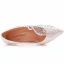 Élégant Blanche En Dentelle Fleur Paillettes Chaussure De Mariée 2023 5 cm Talons Aiguilles À Bout Pointu Mariage Escarpins Talons Hauts