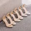 Charmant Weiß Sommer Perle Brautschuhe 2023 10 cm Stilettos Knöchelriemen Peeptoes Hochzeit Sandaletten Hochhackige