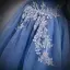 Elegant Ocean Blue Appliques Sequins Prom Dresses 2022 A-Line / Princess V-Neck Short Sleeve Backless Floor-Length / Long Prom Formal Dresses