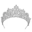 Charmant Doré Faux Diamant Alliage Accessoire Cheveux Mariage 2024 Mariage Couronner