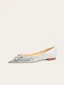 Sparkly Silver Rhinestone Sequins Flat Pointed Toe Wedding Shoes 2024