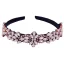 Chic / Beautiful Black Handmade  Rhinestone Cocktail Party Evening Party Headbands Bridal Hair Accessories 2023 Alloy