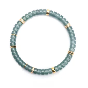 Fashion Sky Blue Handmade Jadeite Bracelet 2026 Accessories