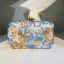 Chic / Beautiful Navy Blue Pearl Lace Flower Outdoor / Garden Clutch Bags 2023