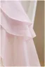Modest / Simple Blushing Pink Appliques Short Birthday Flower Girl Dresses 2024 A-Line / Princess One-Shoulder Sleeveless Backless Tulle
