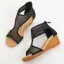 Fashion Summer Gold Rhinestone Casual Womens Sandals 2022 T-Strap 5 cm Wedges Open / Peep Toe Sandals