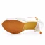 Elegant Ivory Lace Flower Wedding Shoes 2025 10 cm Stiletto Heels Ankle Strap Open / Peep Toe Wedding Sandals High Heels