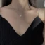 Eleganta Silver Pärla Saterling Silver Halsband Tillbehör 2023