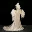 Sexy Champagner Strass Pailletten Abendkleider 2025 Meerjungfrau Spaghettiträger Ärmellos Rückenfreies Sweep / Pinsel Zug Abend Festliche Kleider