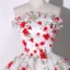 Chic / Belle Blanche Appliques Jardin / Extérieur Robe De Bal 2023 Robe Boule Bustier Sans Manches Dos Nu Longue Robe De Ceremonie